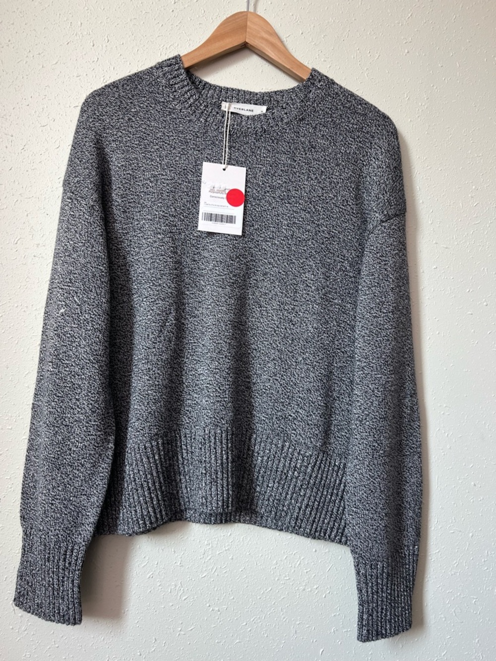New Everlane Organic Cotton The Boxy Sweater in Everyday Cotton Size M
